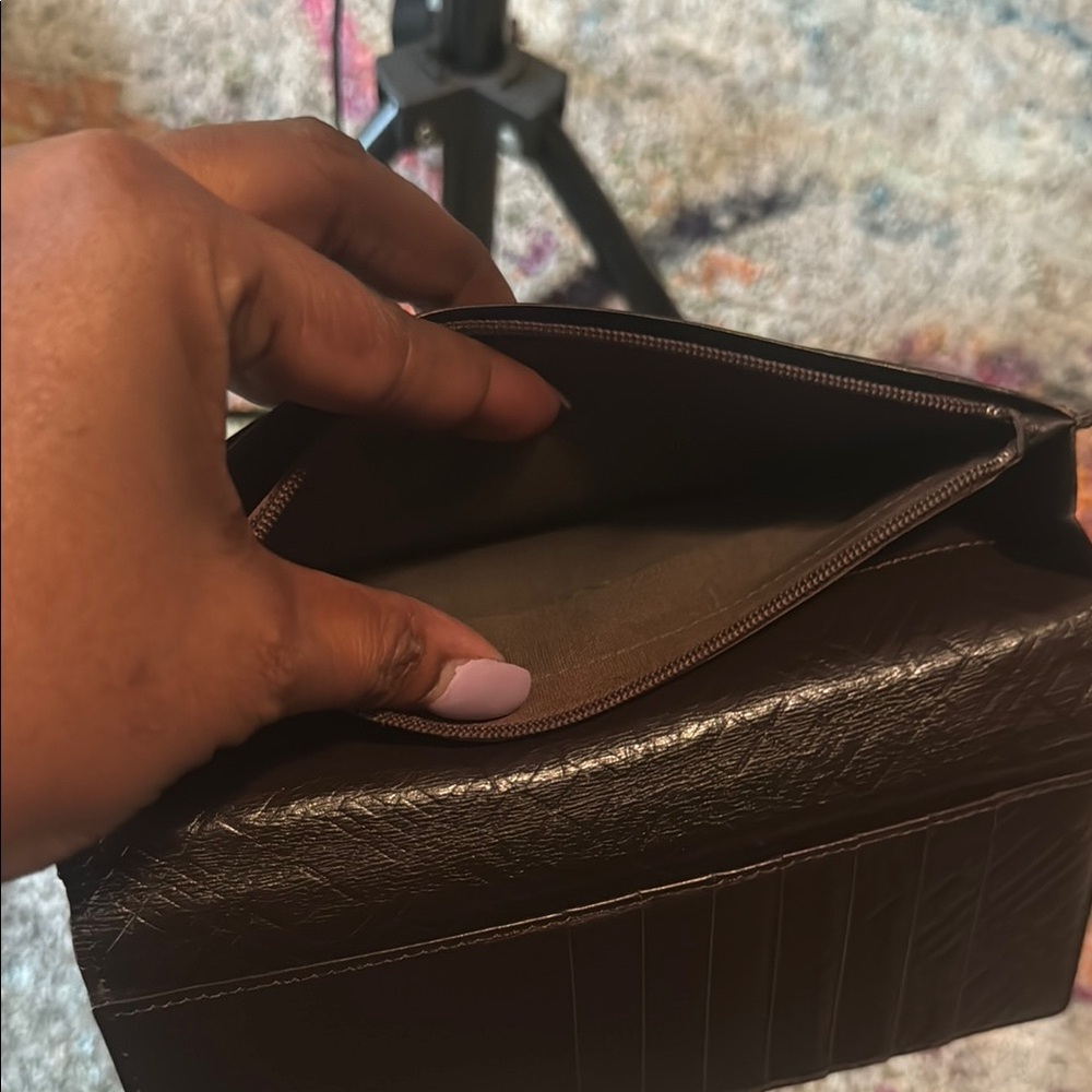Burberry Brown Leather Wallet - Picture 4 of 5